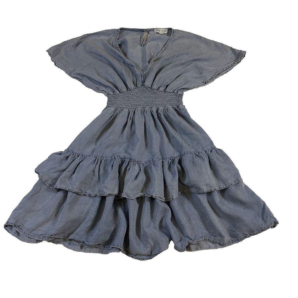 She & Sky Short Denim Dress